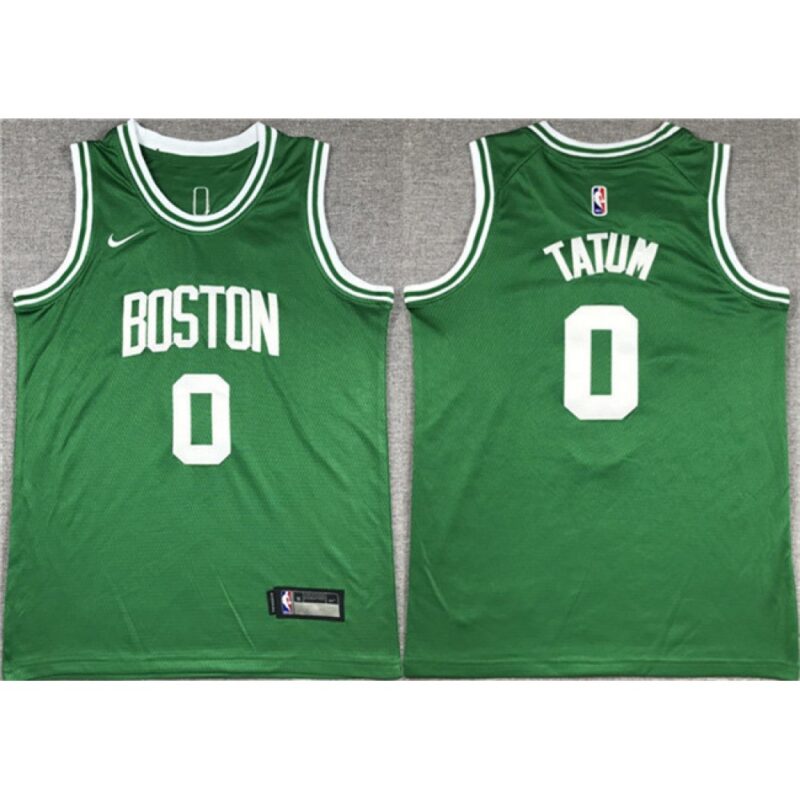 686408cc416fe_1 Men's Boston Celtics #0 Jayson Tatum Green Stitched Basketball Jersey