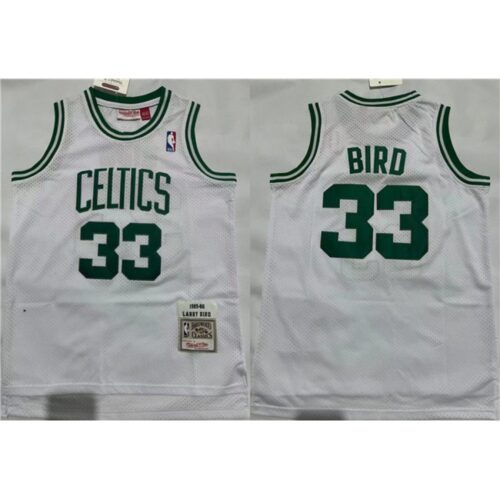686408dc0271b_1 Men's Boston Celtics #33 Larry Bird 1995-96 White Throwback Stitched Jersey