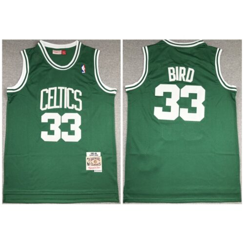 686408e54d37f_1 Men's Boston Celtics #33 Larry Bird 1985-86 Green Throwback Stitched Jersey