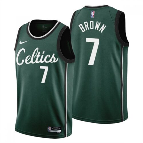 686408f9b8ea3_1 Men's Boston Celtics #7 Jaylen Brown 2022/23 Green City Edition Stitched Jersey