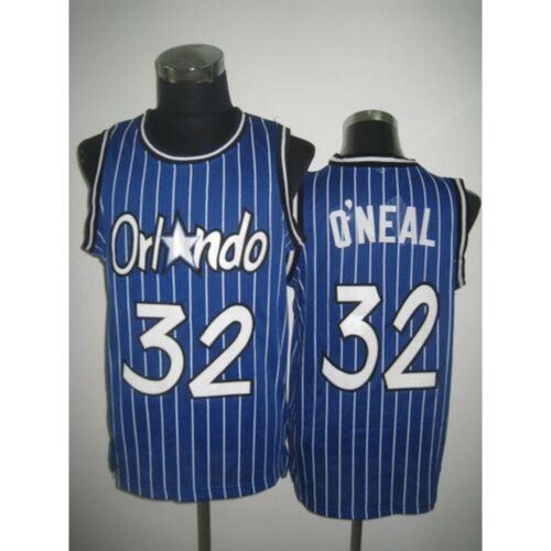 68640936e745f_1 Magic #32 Shaquille O'Neal Blue Throwback Stitched NBA Jersey