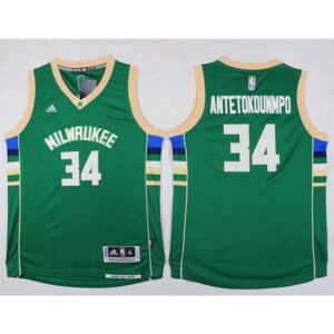 6864097dcb10b_1 Bucks #34 Giannis Antetokounmpo Green Stitched Youth NBA Jersey