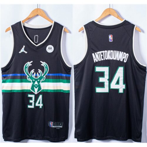 686409ae94c37_1 Men's Milwaukee Bucks #34 Giannis Antetokounmpo Black Stitched Basketball Jersey