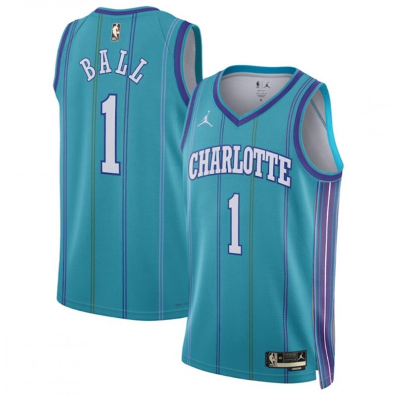 68640a11f1435_1 Men's Charlotte Hornets #1 LaMelo Ball Teal 2023/24 Classic Edition Stitched Basketball Jersey