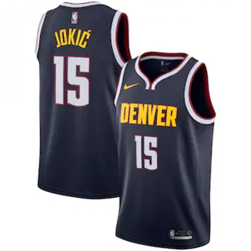 68640a83019de_1 Men's Denver Nuggets #15 Nikola Jokic Navy Icon Edition Stitched Jersey