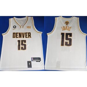 68640a8c62e6f_1 Men's Denver Nuggets #15 Nikola Jokic White With NO.6 Patch Stitched Jersey