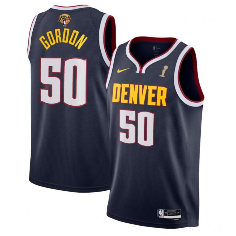 68640aa5e4611_1 Men's Denver Nuggets #50 Aaron Gordon Navy 2023 Finals Champions Icon EditionStitched Basketball Jersey