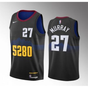 68640aae9f5d1_1 Men's Denver Nuggets #27 Jamal Murray Black 2023 City Edition Stitched Basketball Jersey
