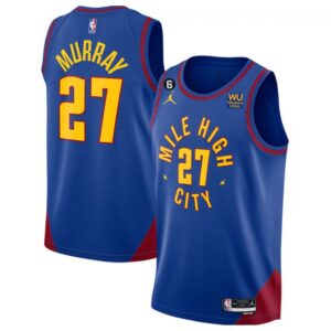 68640ab4ee983_1 Men's Denver Nuggets #27 Jamal Murray Blue 2022/23 Statement Edition With NO.6 Patch Stitched Jersey