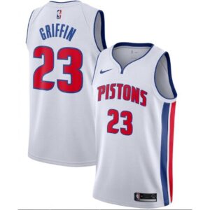 68640af330147_1 Men's Detroit Pistons #23 Blake Griffin White Association Edition Stitched Swingman Jersey