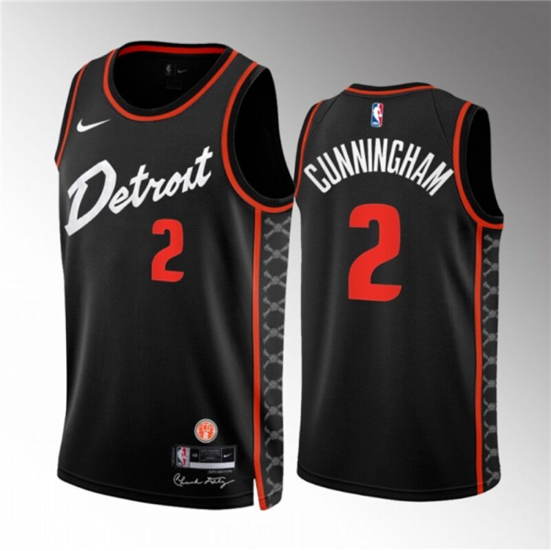 68640b0644dee_1 Men's Detroit Pistons #2 Cade Cunningham Black 2023/24 City Edition Stitched Basketball Jersey