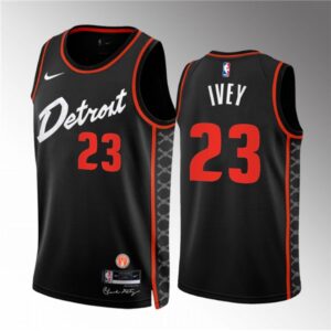 68640b0cb18a6_1 Men's Detroit Pistons #23 Jaden Ivey Black 2023/24 City Edition Stitched Basketball Jersey
