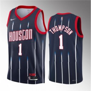 68640b304795a_1 Men's Houston Rockets #1 Amen Thompson Navy 2023 Draft City Edition Stitched Basketball Jersey