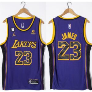 68640b53ae8b3_1 Men's Los Angeles Lakers #23 LeBron James Purple With NO.6 Patch Stitched Basketball Jersey