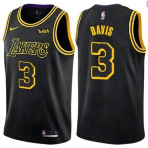 68640b5a562c2_1 Men's Los Angeles Lakers #3 Anthony Davis Black Stitched NBA Jersey