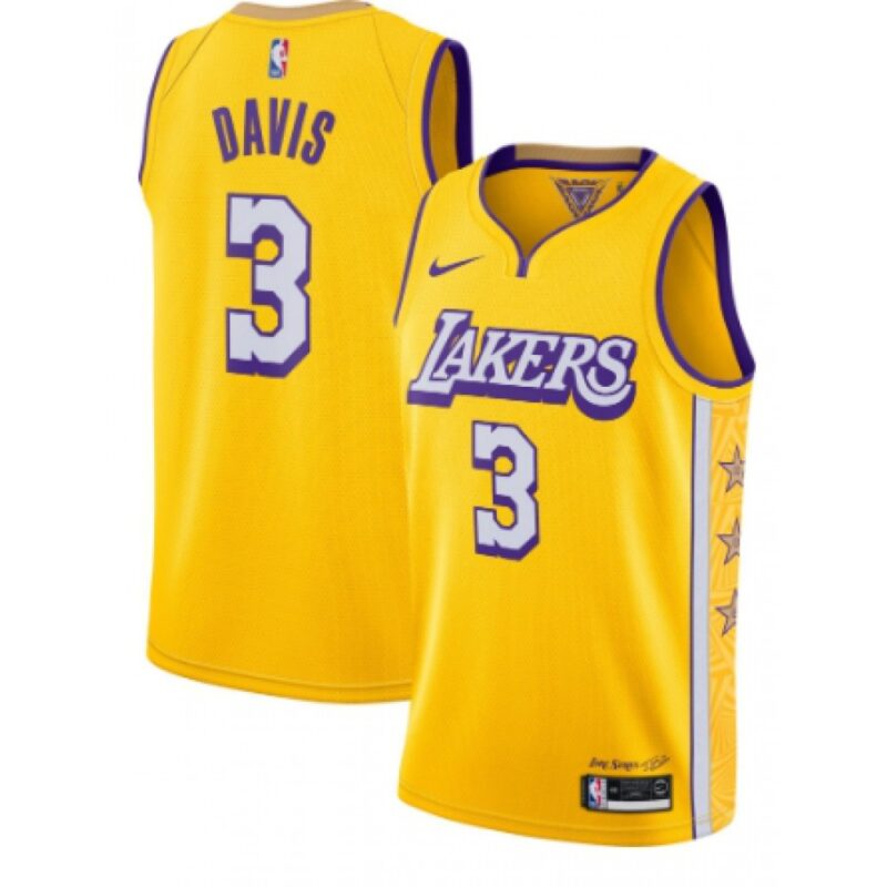 68640b6462771_1 Men's Los Angeles Lakers #3 Anthony Davis 2019 Yellow City Edition Stitched NBA Jersey