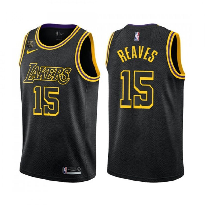 68640b6e1ab53_1 Men's Los Angeles Lakers #15 Austin Reaves Black Stitched Jersey