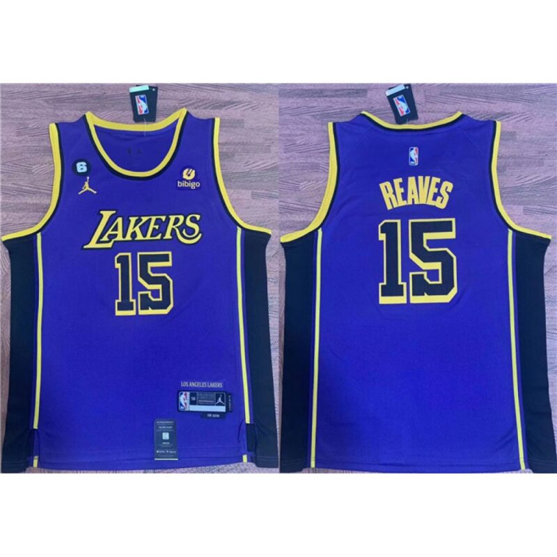 68640b714bcf9_1 Men's Los Angeles Lakers #15 Austin Reaves Purple With NO.6 Patch Stitched Basketball Jersey