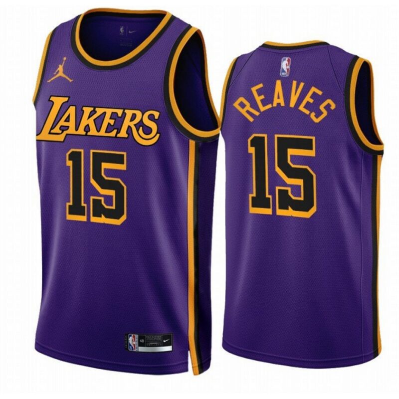 68640b7821ac1_1 Men's Los Angeles Lakers #15 Austin Reaves Purple 2022/23 Statement Edition With NO.6 Patch Stitched Basketball Jersey