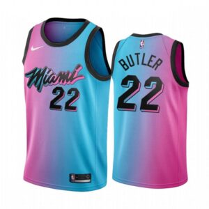 68640b99025bc_1 Youth Miami Heat #22 Jimmy Butler 2021 Blue/Pink City Edition Vice Stitched NBA Jersey