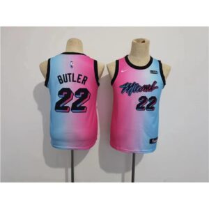 68640ba1690aa_1 Youth Miami Heat #22 Jimmy Butler Blue/Pink City Edition Stitched Jersey