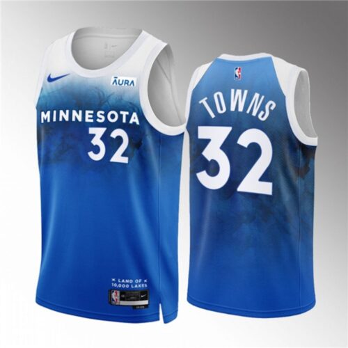 68640bf75596a_1 Men's Minnesota Timberwolves #32 Karl-Anthony Towns Blue 2023/24 City Edition Stitched Jersey