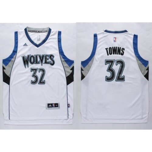 68640c1a7192c_1 Timberwolves #32 Karl-Anthony Towns White Stitched NBA Jersey