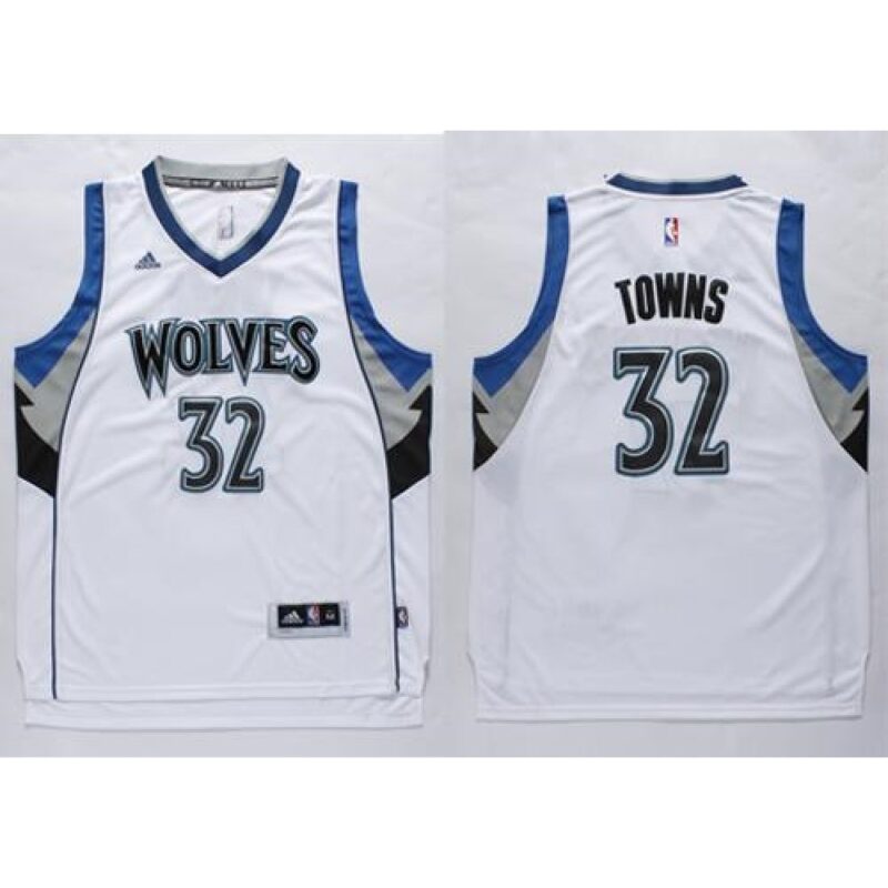 68640c1a7192c_1 Timberwolves #32 Karl-Anthony Towns White Stitched NBA Jersey