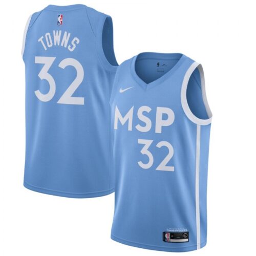 68640c23a9c94_1 Men's Minnesota Timberwolves #32 Karl-Anthony Towns Blue 2019 City Edition Stitched NBA Jersey