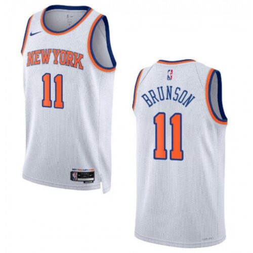 68640c4a6f4e2_1 Men's New Yok Knicks #11 Jalen Brunson White With N0.6 patch Stitched Basketball Jersey