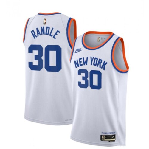 68640c83afb0f_1 Men's New Yok Knicks #30 Julius Randle 2021/2022 White City Edition Stitched Jersey