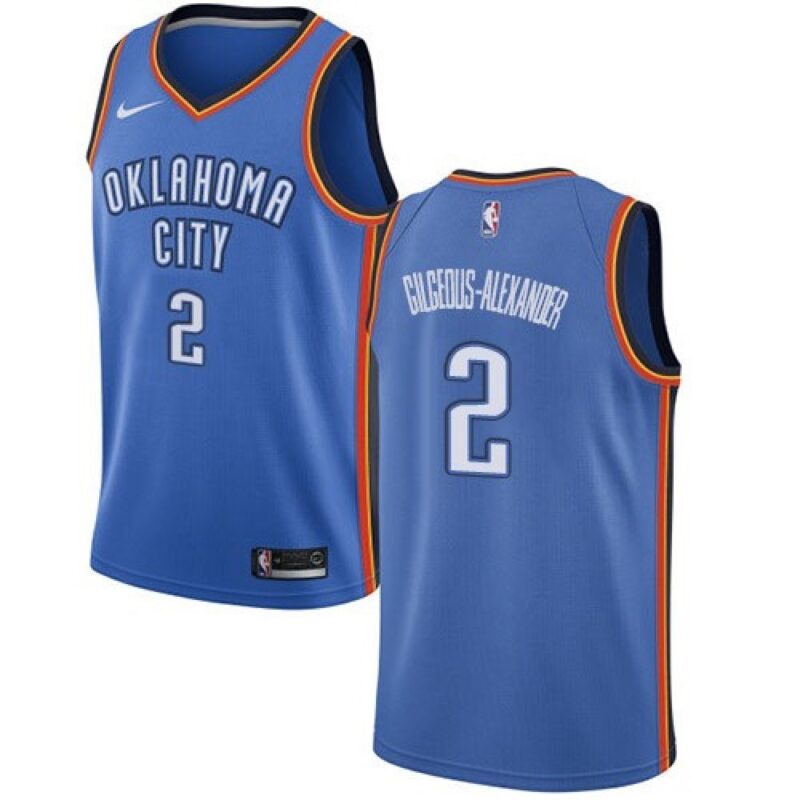 68640cb675c6d_1 Men's Oklahoma City Thunder #2 Shai Gilgeous-Alexander Blue Stitched Basketball Jersey