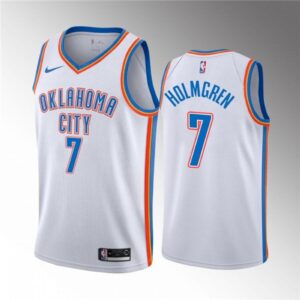 68640cc3b95f6_1 Men's Oklahoma City Thunder #7 Chet Holmgren White Association Edition Stitched Basketball Jersey