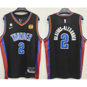 68640cdaa2386_1 Men's Oklahoma City Thunder #2 Shai Gilgeous-Alexander Black With NO.6 Patch Stitched Basketball Jersey