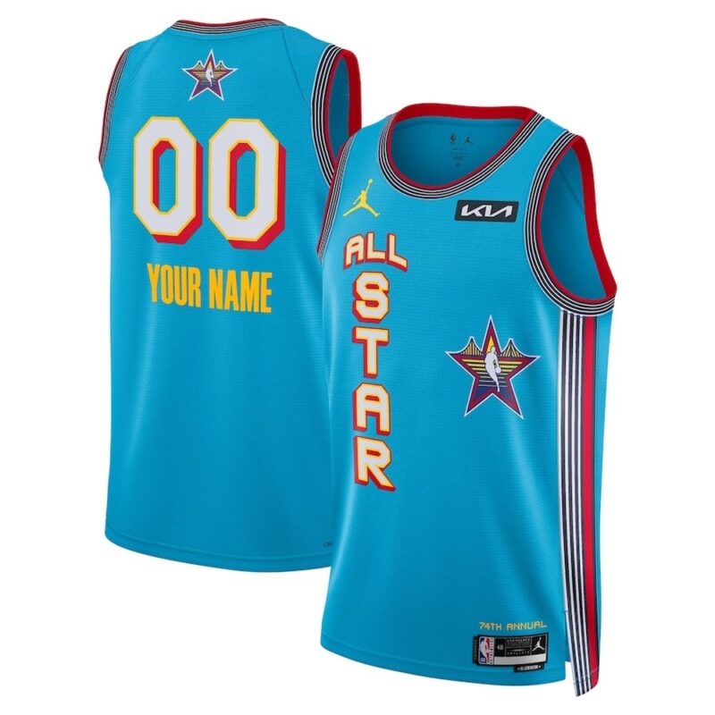 68640d5b3a9c8_1 Unisex Light Blue 2025 NBA All-Star Game Swingman Custom Jersey