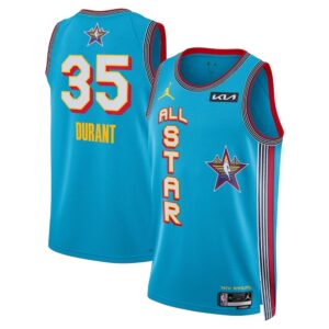 68640d63a5fa3_1 Unisex #35 Kevin Durant Light Blue 2025 NBA All-Star Game Swingman Player Jersey
