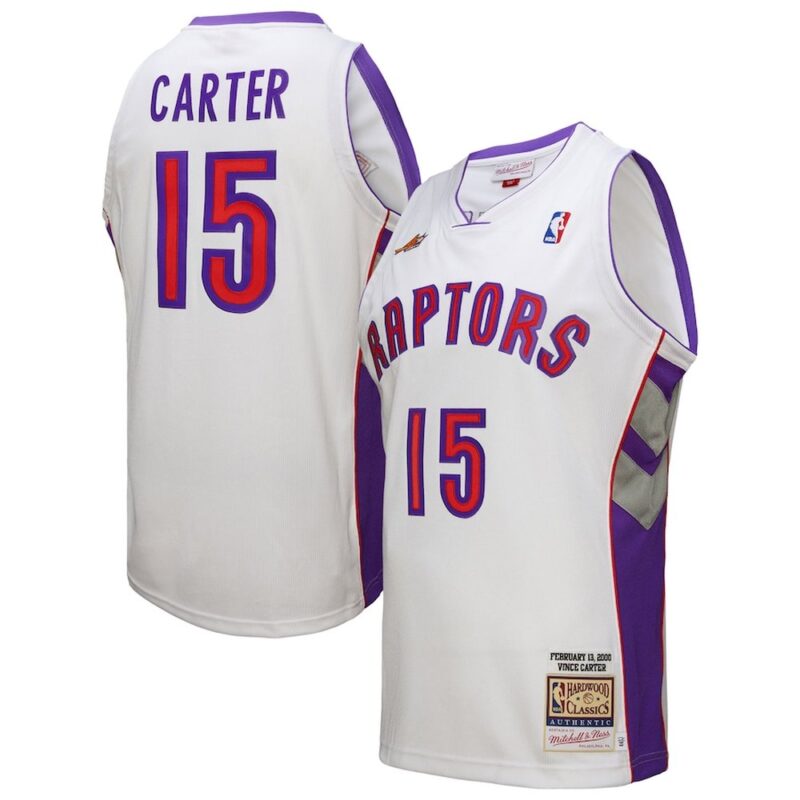 68640e4409cc4_1 Men's Toronto Raptors #15 Vince Carter White 2000 NBA All-Star Game Authentic Jersey