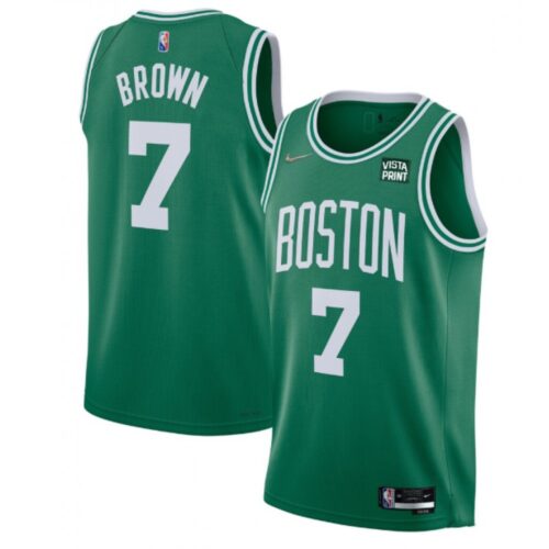 68640e65a4329_1 Women's Boston Celtics #7 Jaylen Brown 75th Anniversary Green Stitched Basketball Jersey(Run Small)