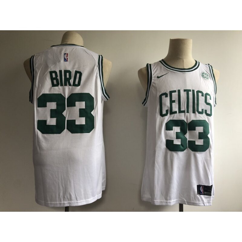 68640e9436b68_1 Men's Boston Celtics #33 Larry Bird White Swingman Stitched NBA Jersey
