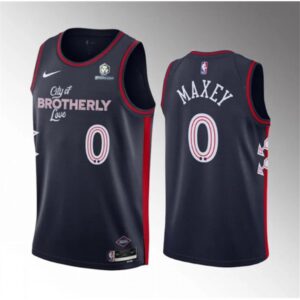 68640eb721c04_1 Men's Philadelphia 76ers #0 Tyrese Maxey Navy 2023-24 City Edition Stitched Basketball Jersey