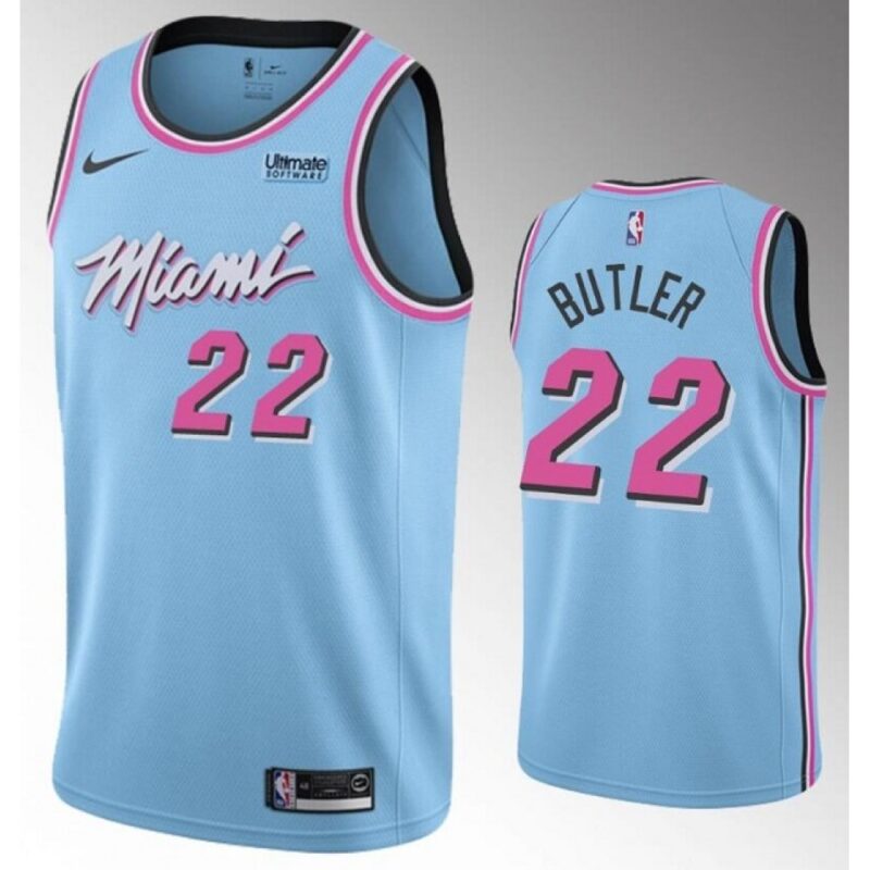 68640f5715d0c_1 Youth Miami Heat #22 Jimmy Butler Blue Stitched Basketball Jersey
