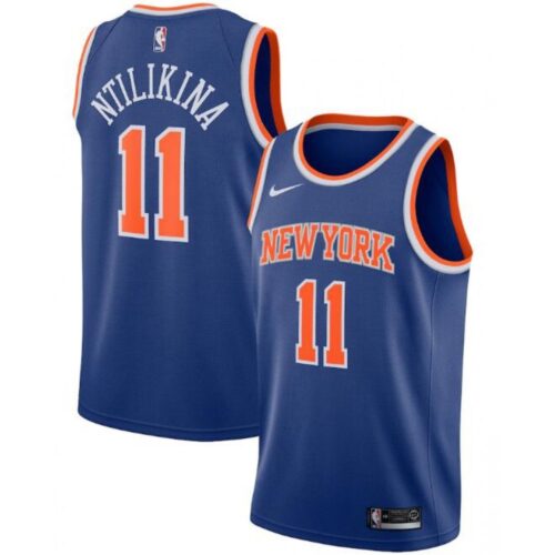 68640fc36711a_1 New Yok Knicks #11 Frank Ntilikina Blue Icon Edition Stitched Swingman Jersey