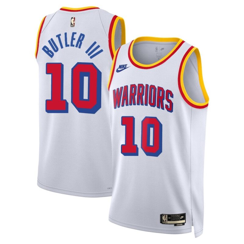 6864101072e59_1 Men's Golden State Warriors #10 Jimmy Butler III White 2025 Association Edition Swingman Stitched Basketball Jersey