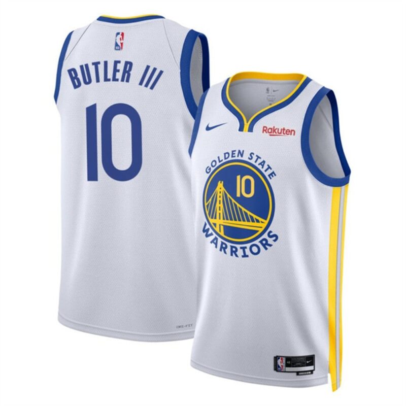6864101d6af53_1 Men's Golden State Warriors #10 Jimmy Butler III White 2025 Association Edition Swingman Stitched Basketball Jersey