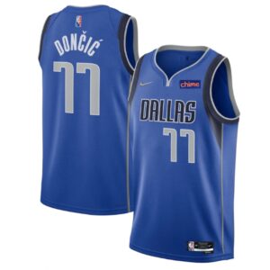 686410c372c0d_1 Men's Dallas Mavericks #77 Luka Doncic 75th Anniversary Blue Stitched Basketball Jersey
