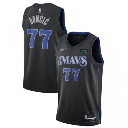 686410c6df125_1 Men's Dallas Mavericks #77 Luka Doncic Black 2023-24 City Edition Stitched Basketball Jersey
