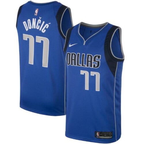 686410d36581c_1 Men's Dallas Mavericks #77 Luka Doncic Blue Stitched Jersey