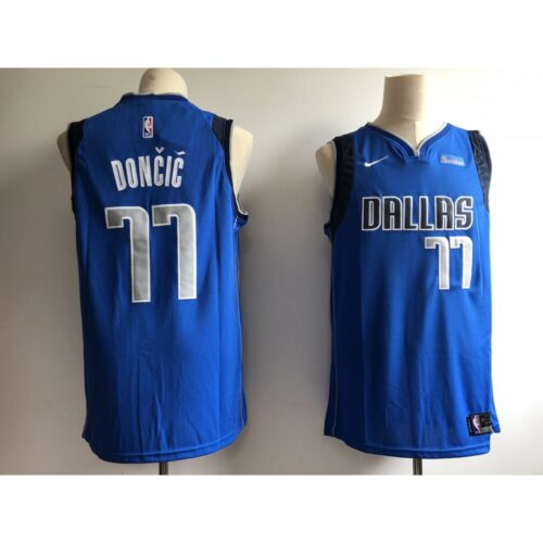 686410d68a7f8_1 Men's Dallas Mavericks #77 Luka Doncic Blue Swingman Stitched NBA Jersey
