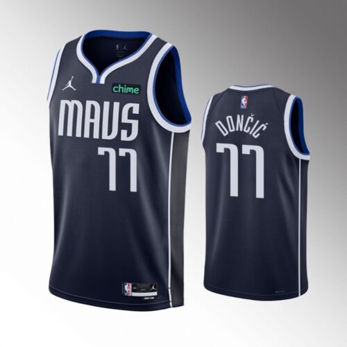 686410d99fa59_1 Men's Dallas Mavericks #77 Luka Doncic Navy Statement Edition Stitched Basketball Jersey