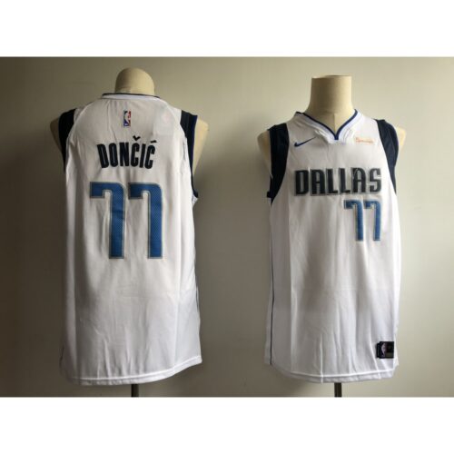 686410e68bec8_1 Men's Dallas Mavericks #77 Luka Doncic White Swingman Stitched NBA Jersey